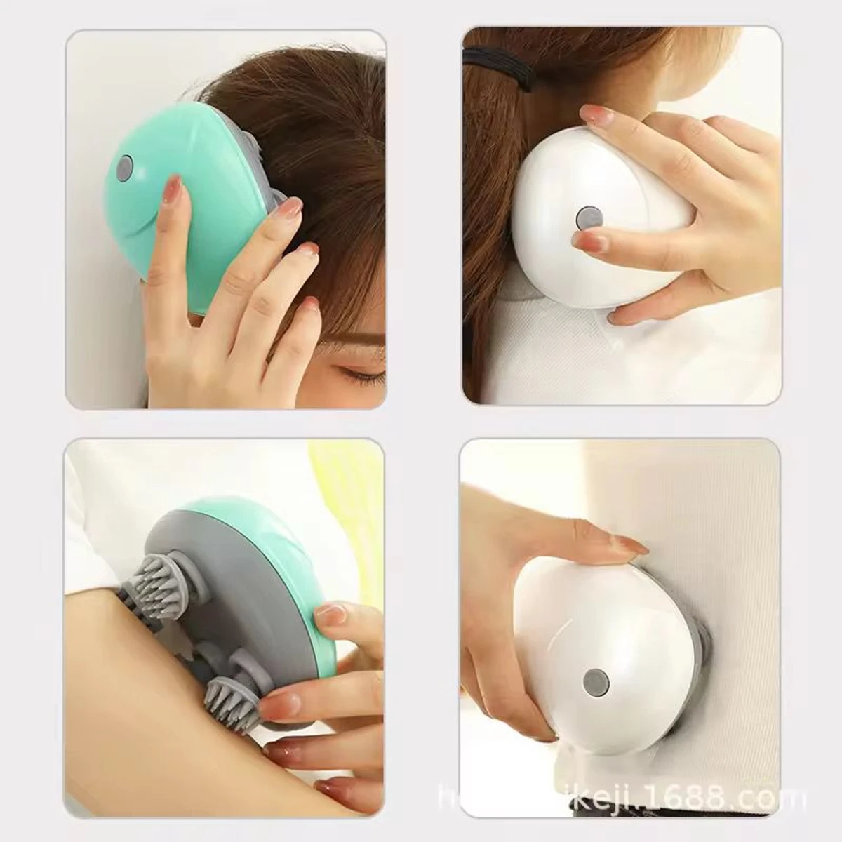 Multi Function Rechargeable Mini Head Massager