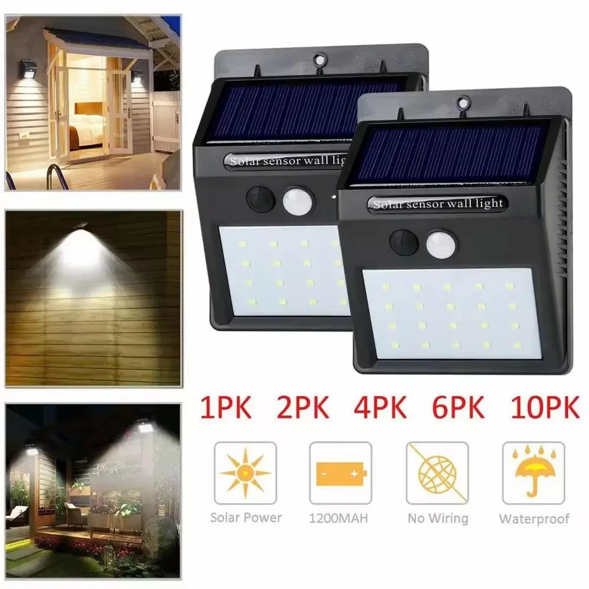 Solar Mirror Sensor Light (6Pcs)