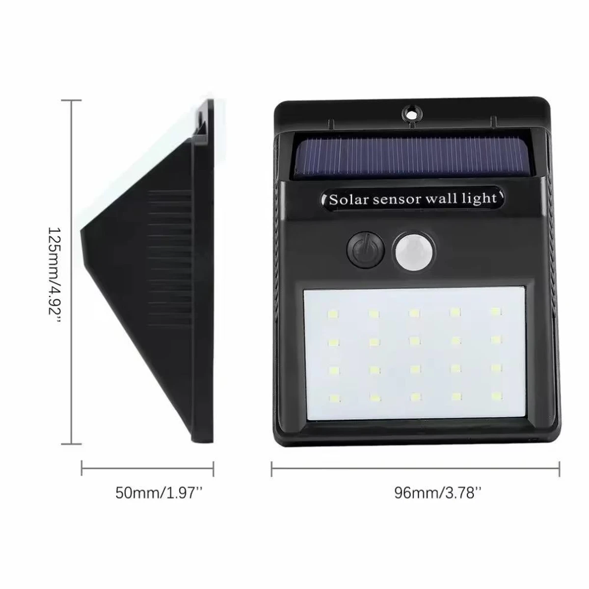 Solar Mirror Sensor Light (1Pcs)